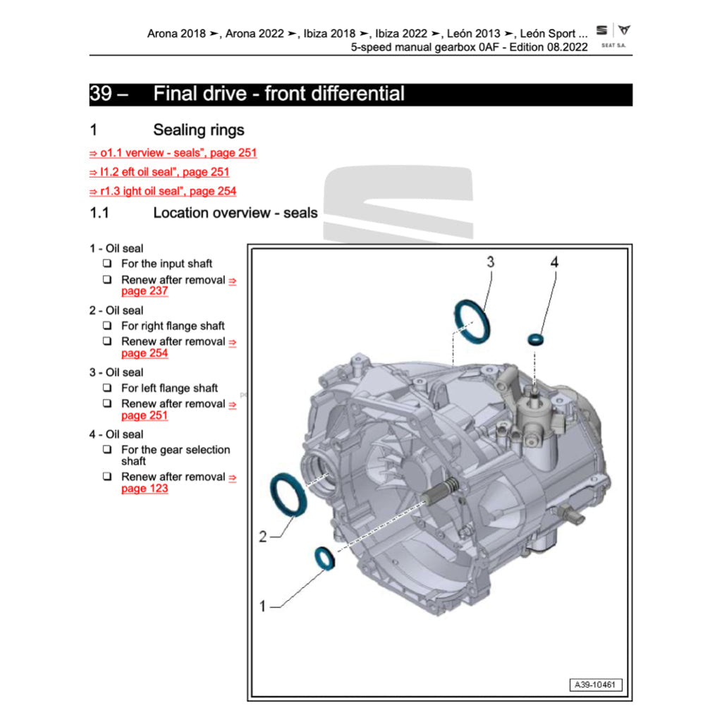 SEAT ATECA KH7 2016+ Full Manual Set – Repair & Maintenance Manual - page 7