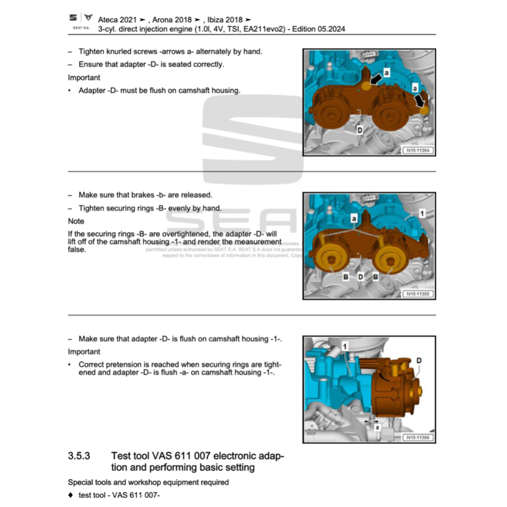 SEAT ARONA KJ7 2017+ Full Manual Set – Repair & Maintenance Manual - page 6